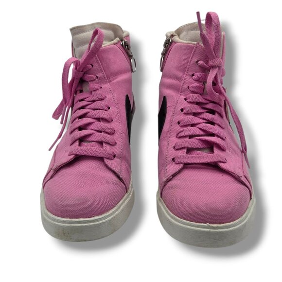 Nike Blazer Rebel Mid Sneakers Womens 7 Pink Skateboard BQ4022-602 - Picture 3 of 9